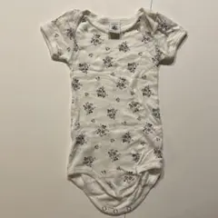 プチバトー 12m/74cm 半袖ボディ 半袖ロンパース