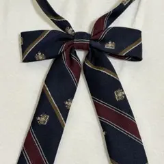 イーストボーイ・ビーナス　ネイビーストライプ　リボン　レジメ紋章・ラメ入り