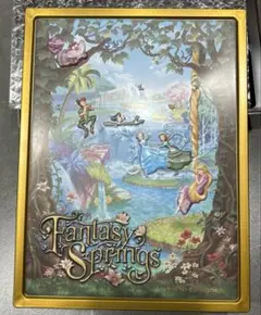 東京ディズニーシー　ファンタジースプリングス　アソーテッド・クッキーのクッキー缶