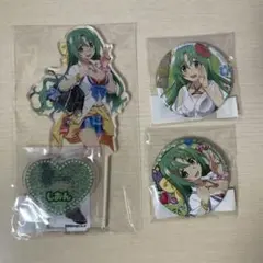 ひぐらしのなく頃に 園崎魅音 アクリルスタンド 缶バッジセット