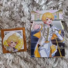 ②AMPTAK×COLORS　すとふぇす 缶バッジ あっきぃ ブロマイド