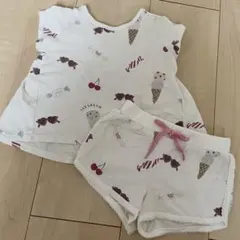 ジェラートピケ アイス柄 セットアップ