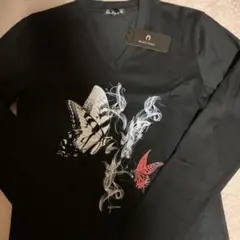 新品未使用　黒ロングT カットソー　 メンズ