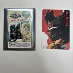 僕のヒーローアカデミア　ヒロアカ　原画展　マグネットステッカー　オールマイト