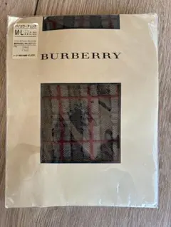 BURBERRY チェック柄 ストッキング M-L