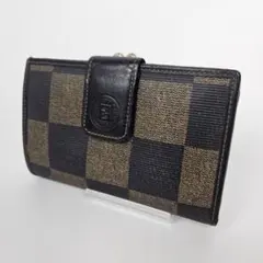 FENDI フェンディ 二つ折り 財布 がま口 ペカン 札入れ 小銭入れのサムネイル