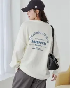 WEGO/グラフィックニットBIGプルオーバー