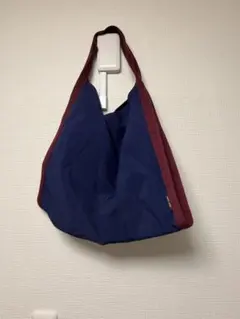 【niko and…】トートバッグ ネイビー×レッド ショルダーバッグ