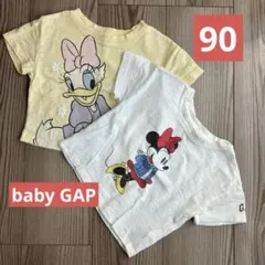 baby GAP ベビーギャップ　90 Tシャツ　ディズニー　ミニー　デイジー