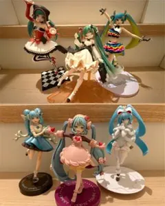 初音ミク プライズフィギュア 6体まとめ売り
