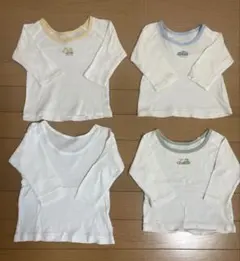610 長袖肌着4枚セット　80サイズ