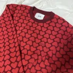 arte antwerp アルテ　ハートセーター レッド