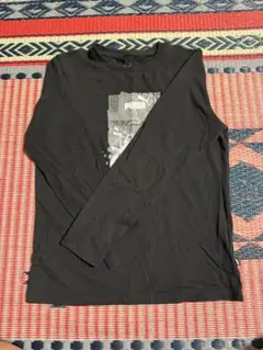 PUMA 長袖カットソー 黒　プーマ　ロンT 150cm