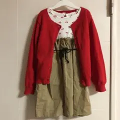 アプレレクールワンピースカーディガンセット