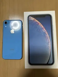 【美品】iPhoneXR 128GB ブルー