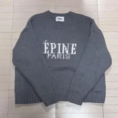 épine ニットセーター グレー epine Eé knit gray epine ニット épine ニットセーター グレー epine