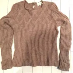 TRUSSARDI ブラウン 長袖ニット 42