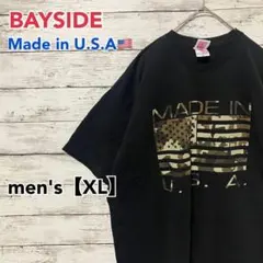●T401【アメリカ製】ベイサイド Tシャツ ブラック系 men's【XL】のサムネイル