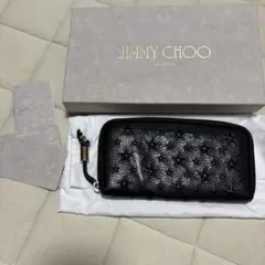 JIMMY CHOO ブラック 長財布 星型エンボスのサムネイル