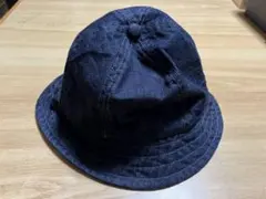 ユニクロ　UVカットデニムメトロハット　68BLUE