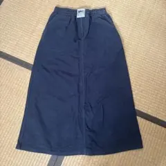 ロデオ　デニム風ポケット付きロングスカート