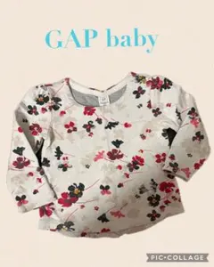 GAP baby 花柄長袖シャツ18-24month 90cm
