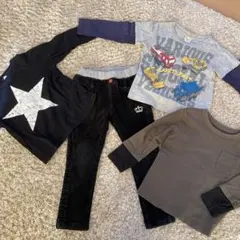 110,120男児ズボン、トレーナー他set販売