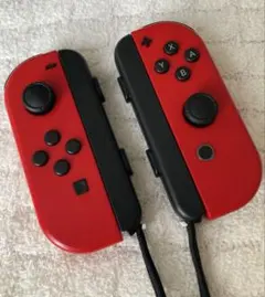 【 ジャンク品 】Switch 純正品 ジョイコン 赤 右左