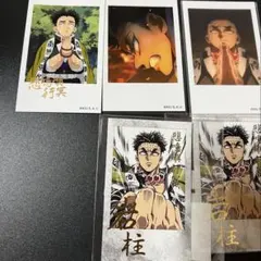 悲鳴嶼　行冥　鬼滅の刃　チェキ　箔押し