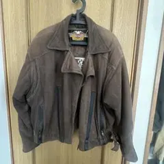 Harley-Davidson ブラウンレザージャケット　M