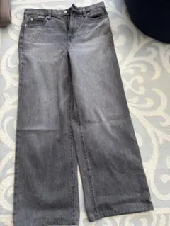 ユニクロワイドストレートデニム