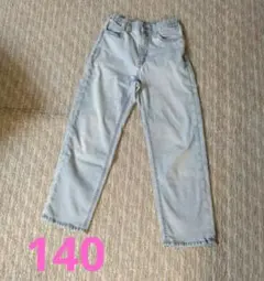 5165) UNIQLO　ワイドジーンズ　140