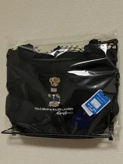 RALPH LAUREN ポロベア ショルダー 巾着 バッグ ブラック 黒 - メルカリ