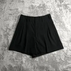 AD2018 18AW コットンウールワイドショーツ 黒 - メルカリ
