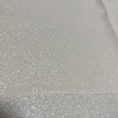 D's SELECTION 花柄生地 クリーム色 約110cm幅×162cm