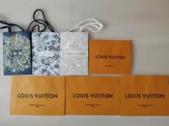 Dior & Louis Vuitton ショップ袋セット