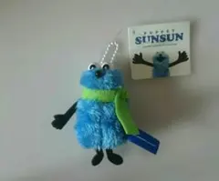 パペットスンスン　ぬいぐるみマスコット winter ver. 緑マフラー