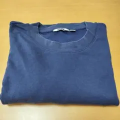 UNIQLO エアリズム　メンズМ ネイビー　長袖　クルーネックのサムネイル
