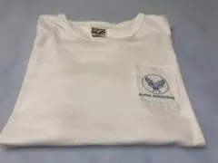 ALPHA INDUSTRIES ポケットTシャツシャツ ホワイト Lのサムネイル