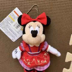 ディズニー　ベリーちゃん　ミニーぬいぐるみバッジ