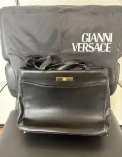 GIANNI VERSACE 黒 ハンドバッグのサムネイル