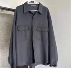 united arrows オーバーサイズシャツジャケット　ウール　グレーのサムネイル