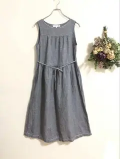 INES DE LAFRESSANGEユニクロ　ノースリーブワンピースb1041