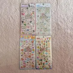 【正規品】ジュエルプチドロップ　4枚　ハムハムカフェ　もちもちぱんだ