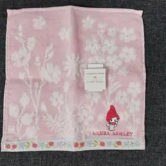 ローラアシュレイ　マイメロディタオルハンカチ