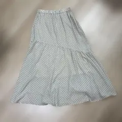GU ドット柄 フレアスカート Mサイズのサムネイル