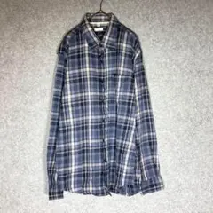 お買い得✨UNIQLO（LL）長袖ネルシャツ☘️チェック/コットン
