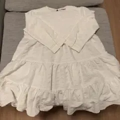 ZARA ティアードチュニック ホワイト