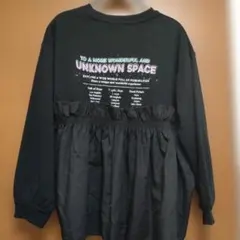 ロゴスデイズ　 レディース　 トレーナー　 サイズL カラー　ブラック