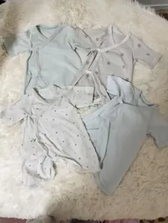 ユニクロベビー コンビ肌着4点セット 50-60　UNIQLO